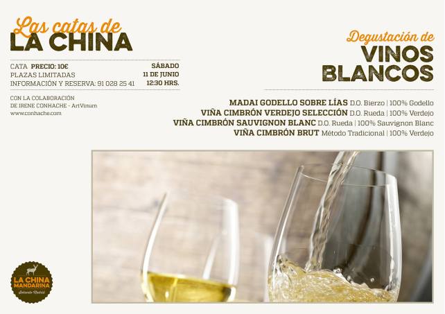 CATA DE BLANCO LA CHINA MANDARINA 11 JUNIO 2016